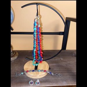 Montana silversmiths jewelry set